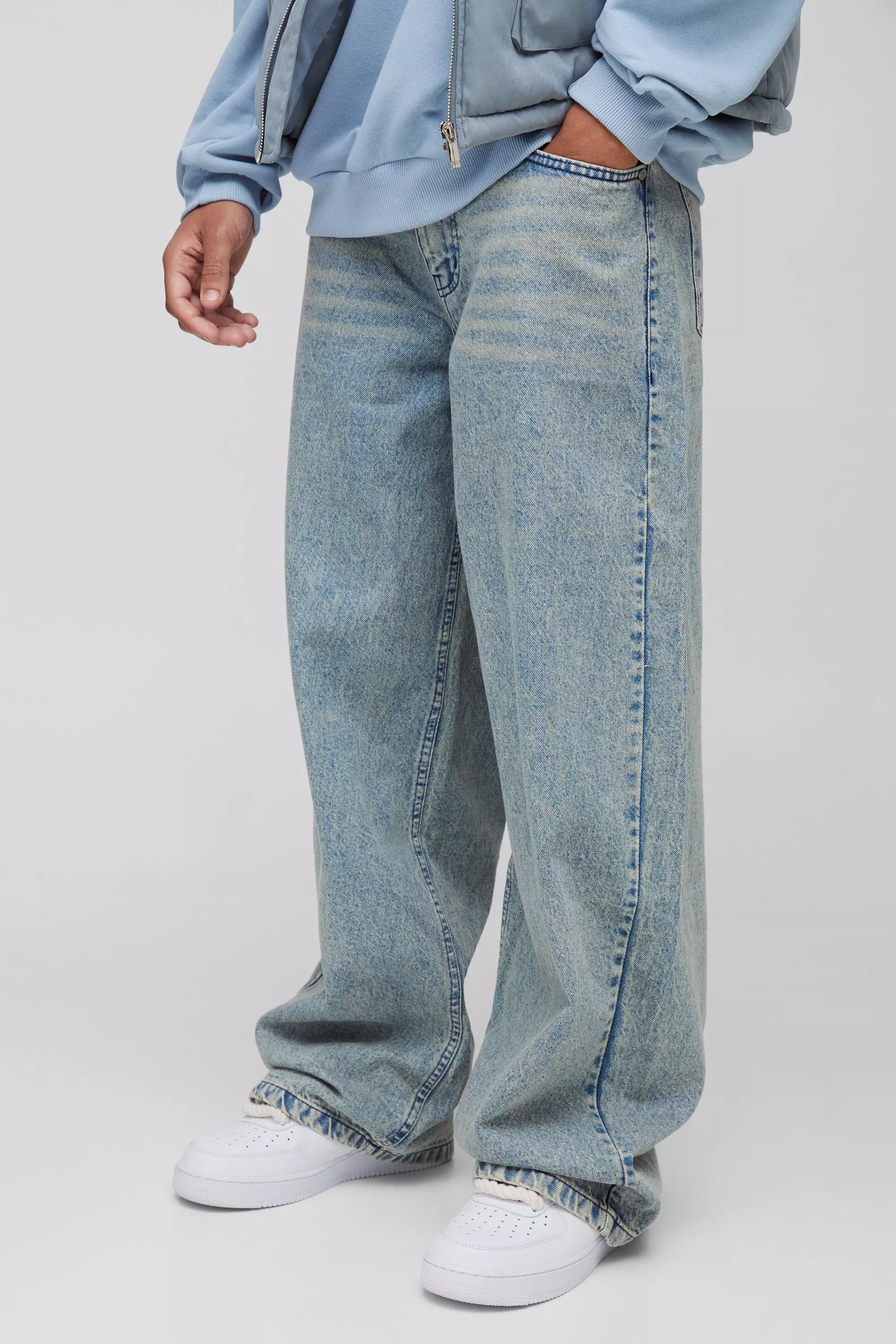 【BAON】24SS★ [BAONHAUS] Fillep Cut Washed Denim Pants The official Gabba shop | Jeans - Buy your new denim styles here